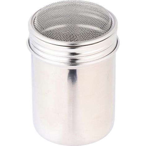Ustensiles de cuisine en métal, saupoudreuse, pot à condiments portable, bouteille de rangement, porte-condiments, pot saupoudreur-8.7X6cm-Silver (1/3)