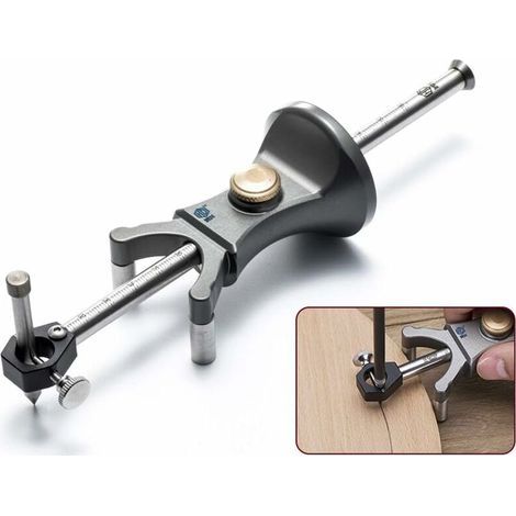Scriber bricolage outils de scribe à double usage en bois lignes et arcs de dessin multifonctionnels (1/5)
