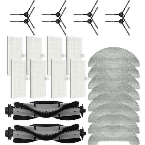 Ensemble de brosses latérales et de brosses rotatives pour aspirateur robot Vactidy T7 T8 - Accessoires de rechange (1/5)