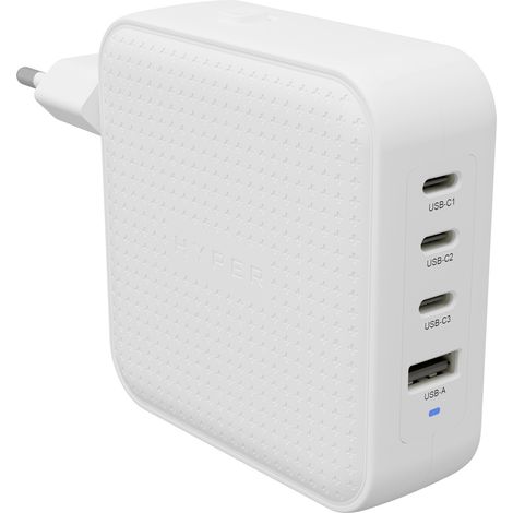 HYPER HJ1002WHWWGL Ladegerät für Mobilgeräte Laptop, Smartphone, Tablets Weiß AC Schnellladung Drinnen (1/5)