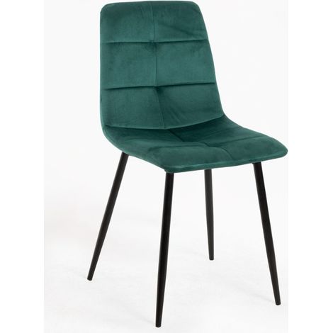 Sillas Comedor - Silla Daris Terciopelo - Verde (1/5)