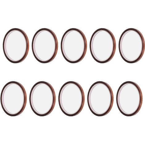Ruban de transfert thermique résistant à la chaleur PI, 10 rouleaux de 33 mètres, largeur 5 mm, ruban adhésif haute température pour presse à chaud (1/5)