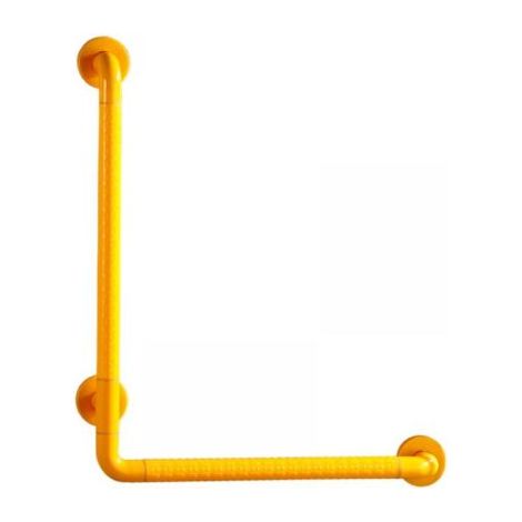 Poignée de douche murale antidérapante, lumineuse, barre d'appui de sécurité sans obstacle pour salle de bain (68x38cm) (1/4)