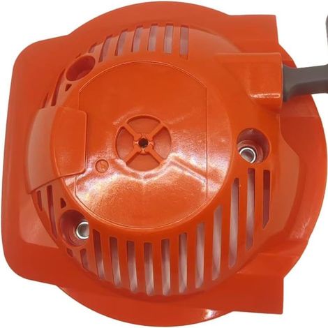 The 577849201 recoil starter is compatible with Hus-Qvarna's 525RX, 525RJX, and 525LK starters. (1/4)