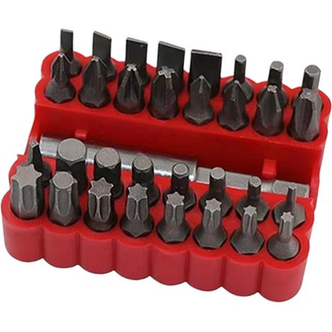Lot de 33 embouts de tournevis polyvalents en alliage d'acier dur pour réparer les tâches de fixation (1/5)
