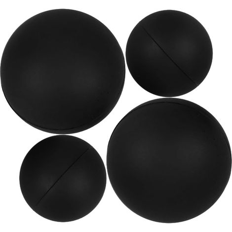 2-teiliges Kühlpad und Kratzschutz aus schwarzem Silikon, rutschfest und halbkugelförmig, reduziert unerwünschte Bewegungen des Laptops (1/5)