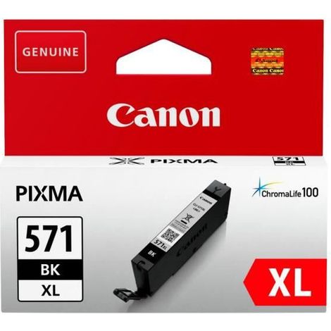 Canon PGI571XL cartouche haute capacité noire photo pour imprimante jet d'encre