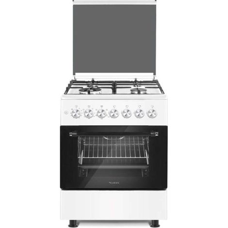 LAREL L60EB CUCINA 60X60 4 FUOCHI A GAS E FORNO ELETTRICO - BIANCA