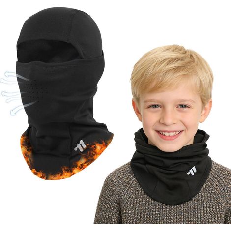 Kinder Sturmhaube Fleece Warm Atmungsaktiv für 4-12 Jahre, Multifunktional Winddicht (1/5)