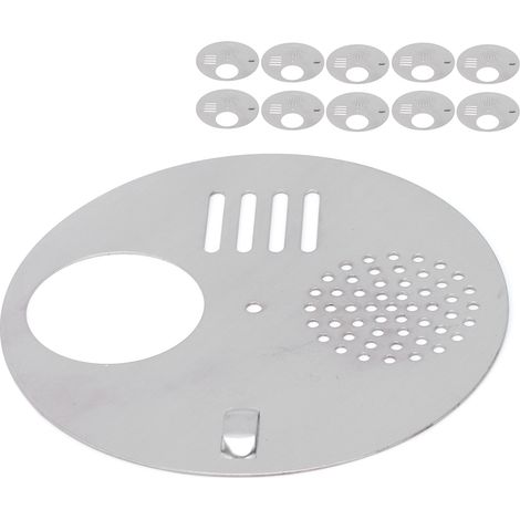 Lot de 10 portes de ruche rondes rotatives en acier inoxydable, porte d'entrée pour la mise en quarantaine de la reine des abeilles, antivol (1/5)