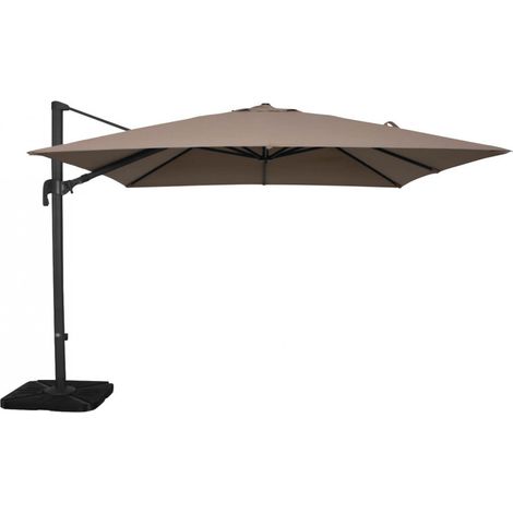 Ombrellone giardino decentrato telo 3x4 taupe mod. Nettuno (1/3)