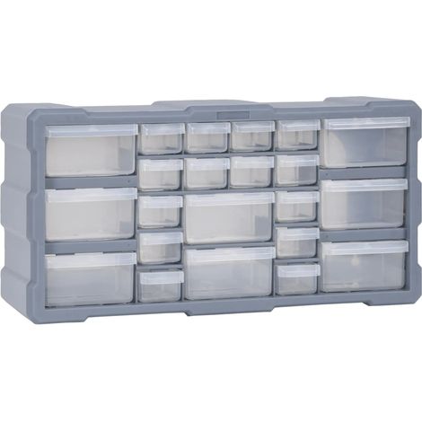 Organizador multicajones con 22 cajones 49x16x25,5 cm