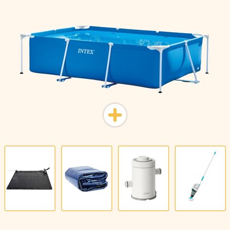 Intex Piscine Tubulaire Rectangulaire - 260x160x65 cm - 5-pièces S78 (1/5)