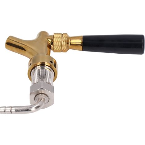 Robinet de Bar en Acier Inoxydable Doré, Robinet à Bière pour Fût, Accessoire de Remplacement pour Restaurant