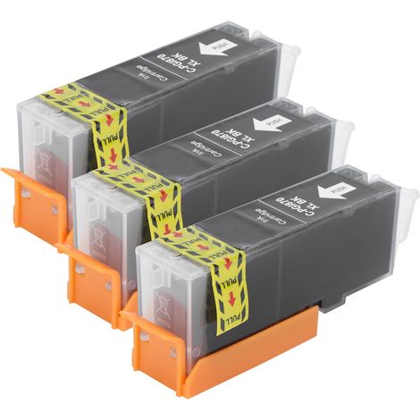Cartouches d'encre compatibles pour les imprimantes Canon PGI-870, MG5780, TS6080 et TS5080. (1/5)