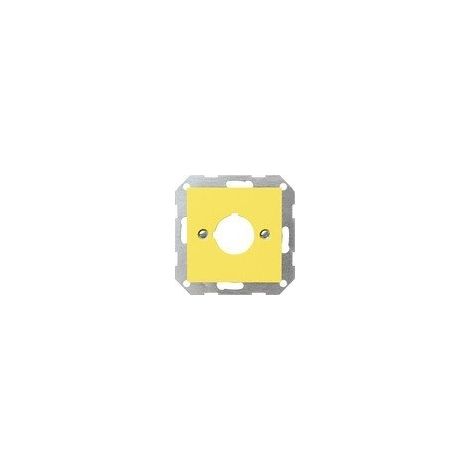 Gira Copr. Anello di supporto Pulsante Ø 22,5 mm System 55 Giallo [027102], 0271 02