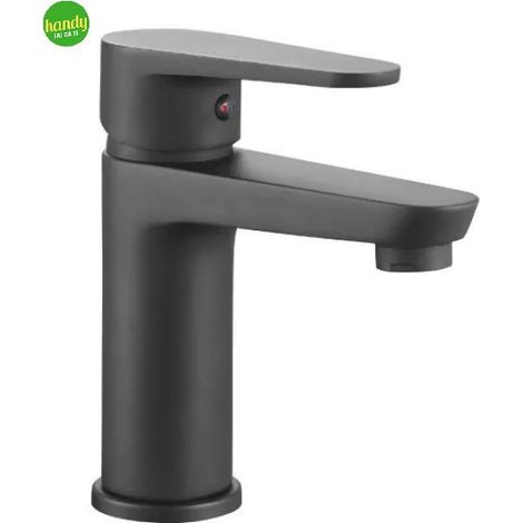 Monocomando Lavabo Ambra Bathroom Pink 2.0 Nero Satinato