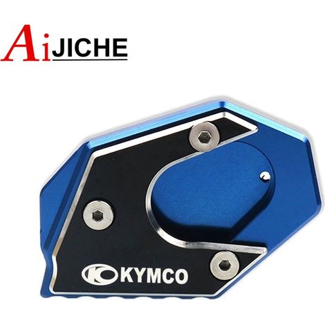 (Bleu-B) Extension de béquille latérale pour moto, compatible avec KYMCO Xciting 250, 300 et 400, ainsi qu'avec les modèles Xciting 250 et Xciting 300 Maxpower. (1/4)