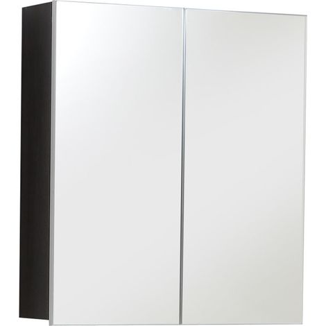 Armoire de toilette moderne argent fumé Loreline (1/5)