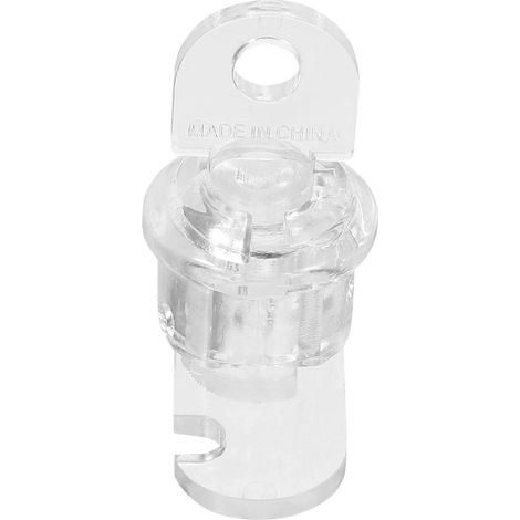 Transparentes Acrylschloss mit Schlüssel, unauffälliger und kompakter Schubladenverschluss für Vitrinen und Schränke. (1/5)