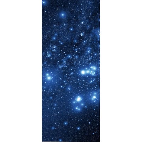 Türsticker – Selbstklebende Tapete – PVC – Sofort einsatzbereit – Wiederablösbar – Raumdekoration – Klebefolie für Türen – Für Schlafzimmer, Wohnzimmer und Flur – Selbstklebende Tapete – 200 x 77 cm (1/5)