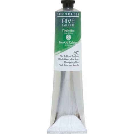 Peinture à l'huile - Sennelier - Rive Gauche - 200ml - Vert Phthalocyanine - Finition satinée (1/2)