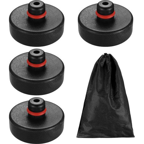 cuscinetti in gomma per cric Tesla Model 3/Y/S/X - Adattatore per cric, punti di sollevamento per accessori Tesla, cuscinetto per cric per telaio (1/5)
