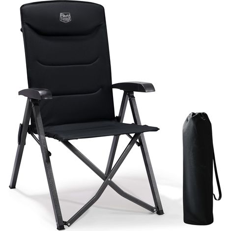 Chaise Pliante Camping Dossier Haut Réglable 4 Positions (1/5)