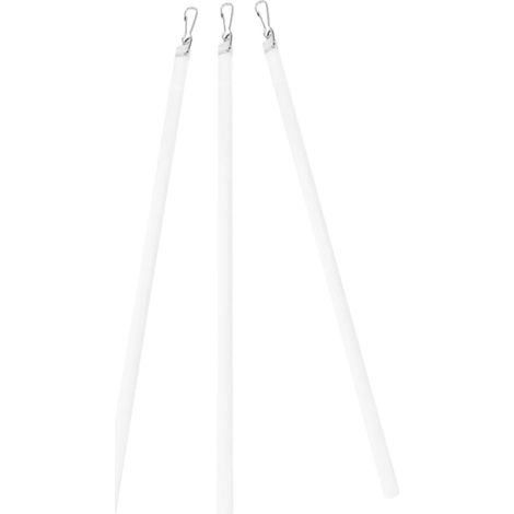 Baguettes à Rideaux en Acrylique Transparent avec Crochet Lot de 3 de 17 Pouces Tringle à Stores Verticaux pour Usage Solide et Ajustement Fluide, pour Maisons et Bureaux (1/5)
