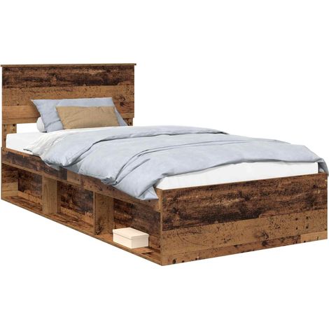 Maison Exclusive - Struttura del letto Legno vecchio 100 x 200 cm Pino massello (1/5)