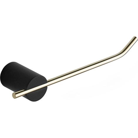 Mexen Aron Toilettenpapierhalter, Schwarz/Gold - 7088133-57 (1/2)