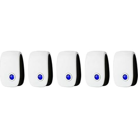 Lot de 5 répulsifs anti-moustiques à ultrasons multi-usages Contrôle la maison Répulsif pour souris et rats - (1/5)