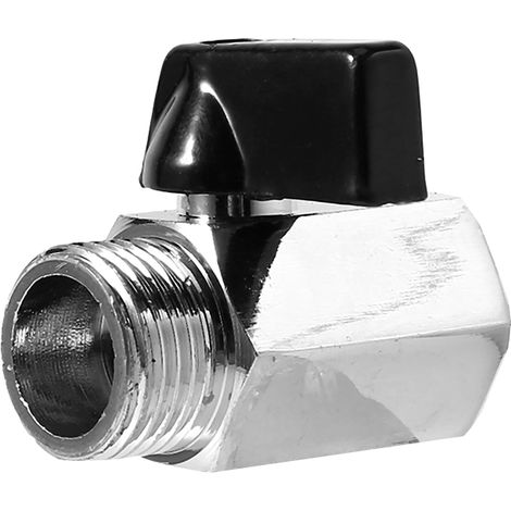 Vanne à bille pour compresseur, vanne miniature professionnelle, installation facile, résistante à la corrosion, légère, structure simple pour équipements électriques (1/5)