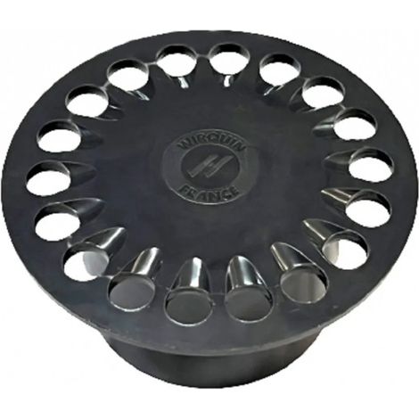 Wirquin – Grille pour bonde de sol 84mm – Diamètre intérieur 56mm – Accessoire siphon pour chantiers humides – Réf. 51081 (1/2)