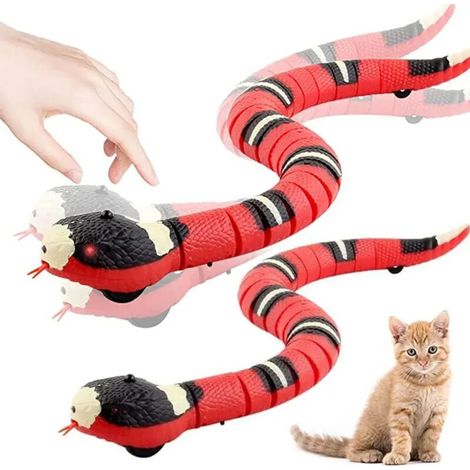 Serpent Jouet Interactif - Capteur De Mouvement - Rechargeable USB - Pour Chat Et Enfant - Lot De 2 (1/5)