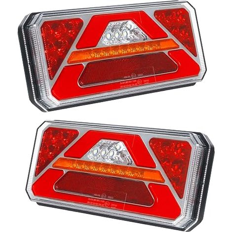 LED feux de remorque arrière 12 V étanche remorque LED lumières 5 fonctions caravane tracteur camion Van camion RV (1/5)