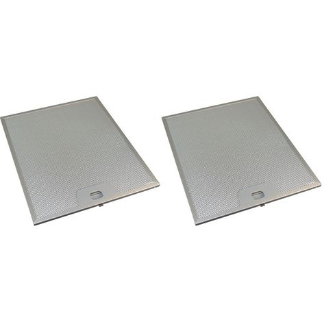 2 x Universal Cooker Hood Metal Grease Filter 253mm x 300mm (1/2)
