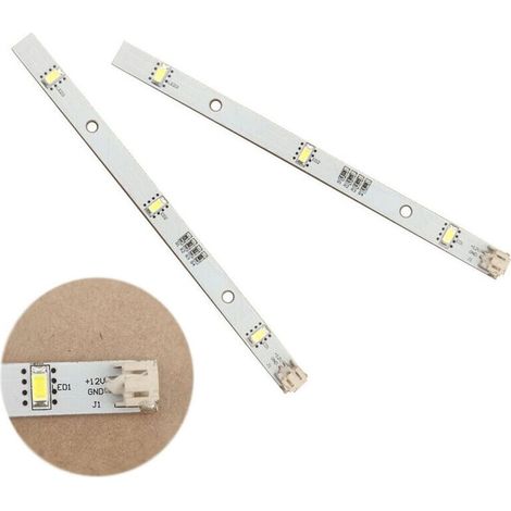 2x Bande Lumineuse Led Pour Réfrigérateurs Congélateurs Rongsheng Hisense Logik Mddz-162a 1629348 (1/4)