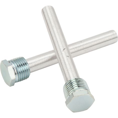 Lot de 2 anodes robustes et fiables, filetage NPT 1/2 po, capuchon en zinc bleu, en magnésium, pour chauffe-eau de camping-car. (1/5)