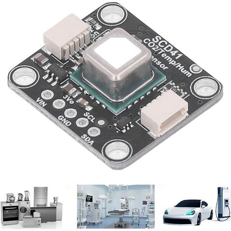 Module capteur de dioxyde de carbone I2C avec précision de 40 ppm, température et humidité pour Qwiic (1/5)