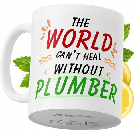 Taza divertida para fontanero, taza de café o té con diseño gráfico y texto humorístico. Taza ideal para cumpleaños, santos y días festivos. Taza premium para ocasiones especiales en casa, la oficina  (1/5)