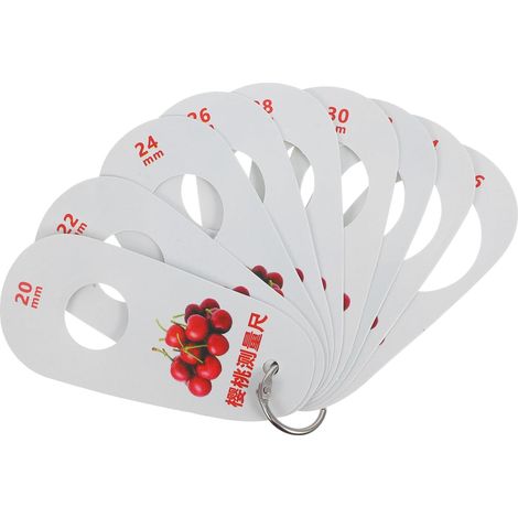 Jauge de diamètre pour cerises et myrtilles Garneck, règle mesure (1/5)