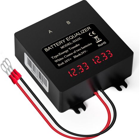 24V Battery Balancer 24V Battery Equalizer Supports series or parallel switching for lead-acid, lithium-ion, lithium iron, phosphate, etc. (1/5)