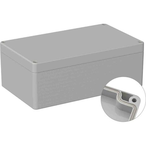 Boîtier à usage général RS PRO en ABS, 120 x 200 x 75mm, Gris IP66 ( Prix pour 1 ) (1/2)