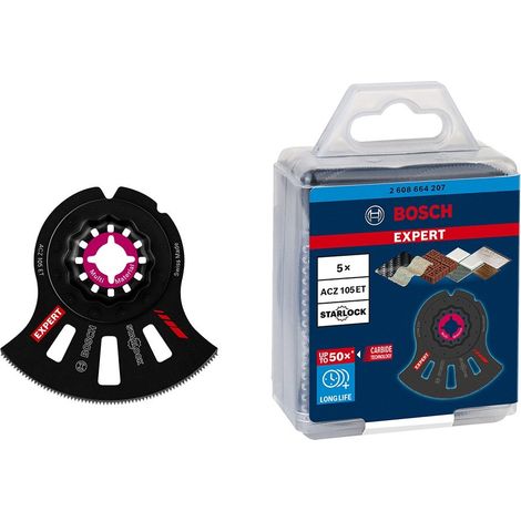 Hoja de sierra segmentada Expert MultiMaterial ACZ 105 ET D.105mm Starlock 5 uds / PU