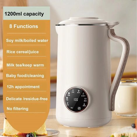 Machine à lait de soja 600 W, extracteur de jus en acier inoxydable 304, 1,2 L (1/5)