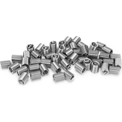 50 Gewindeeinsätze (Außen-/Innengewinde) Reduziermuttern-Reparaturwerkzeug aus Edelstahl M5/16-18-2,5D, 50er-Packung (1/5)