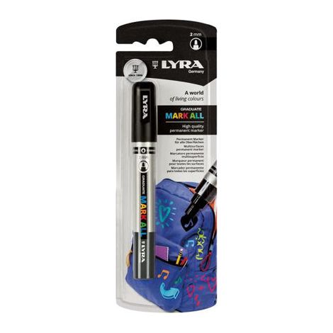 ROTULADOR PERMANENTE MULTISUPERFICIE 1U. NEGRO