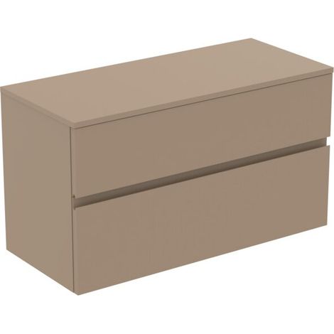 Meuble bas Ideal Standard E3424UP WT Finesse sans découpe (1/3)