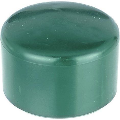 Alberts 855246 Capuchon pour poteaux ronds en metal plastique, en vert pour poteau 44 mm kit de 20
